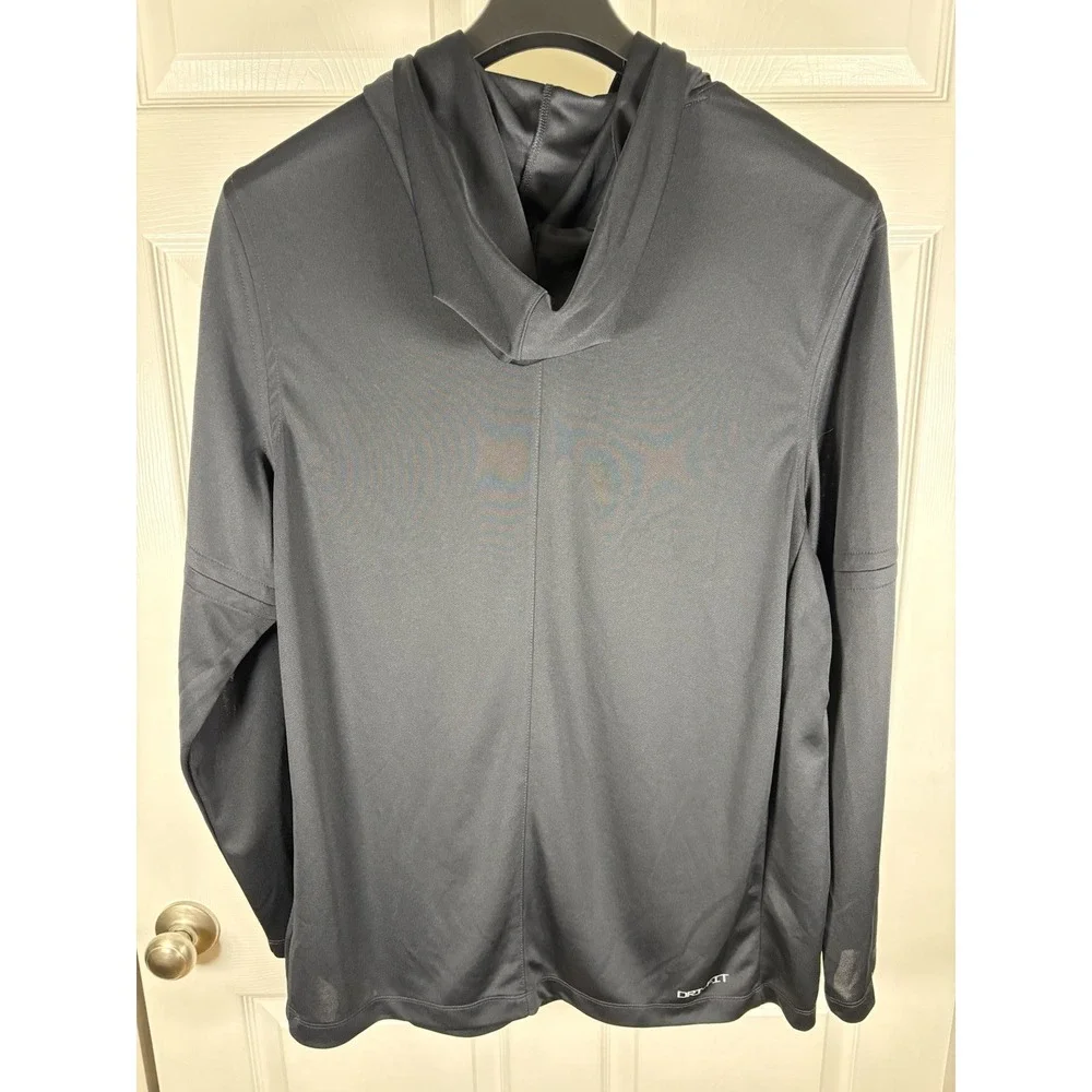Nike Miami Dolphins Sideline NFL Pullover Hoodie Charcoal Grey Dri-FIT Mens XL